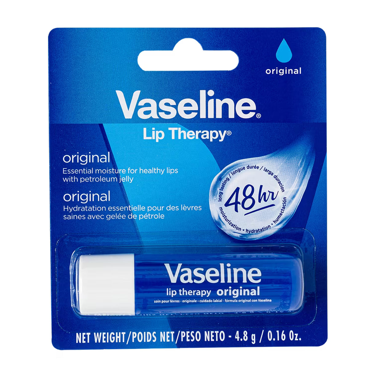 Vaseline Lip Therapy Stick, 0.16oz - 24 Pack