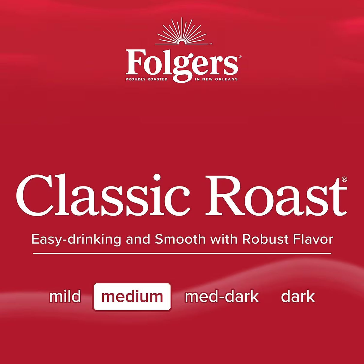 Folgers Classic Medium Roast K-Cup Coffee Pods, 100 ct.