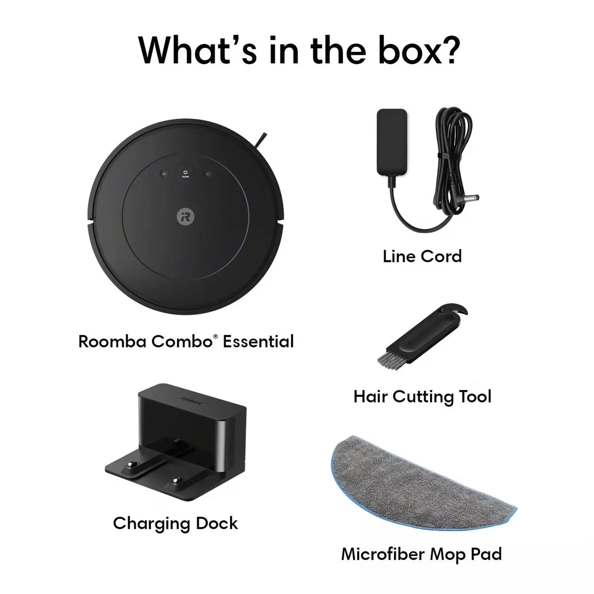 iRobot Roomba Combo Essential Robot Vacuum and Mop with Smart Navigation