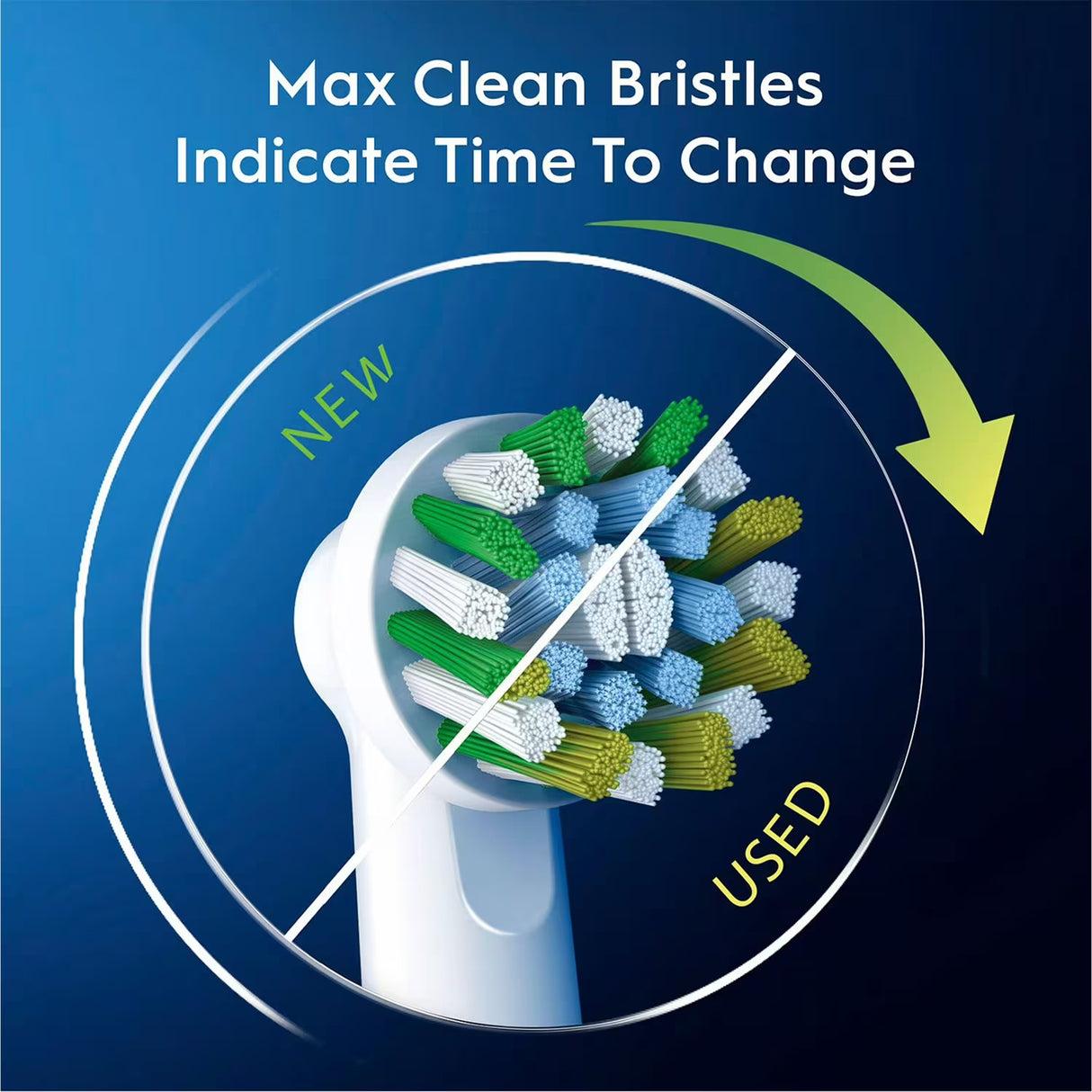 Oral-B CrossAction X Replacement Brush Heads, 10 Ct