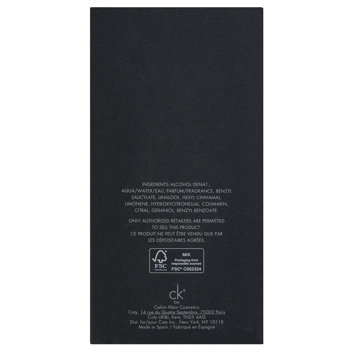 Calvin Klein CK Be Eau de Toilette - 6.7 fl oz