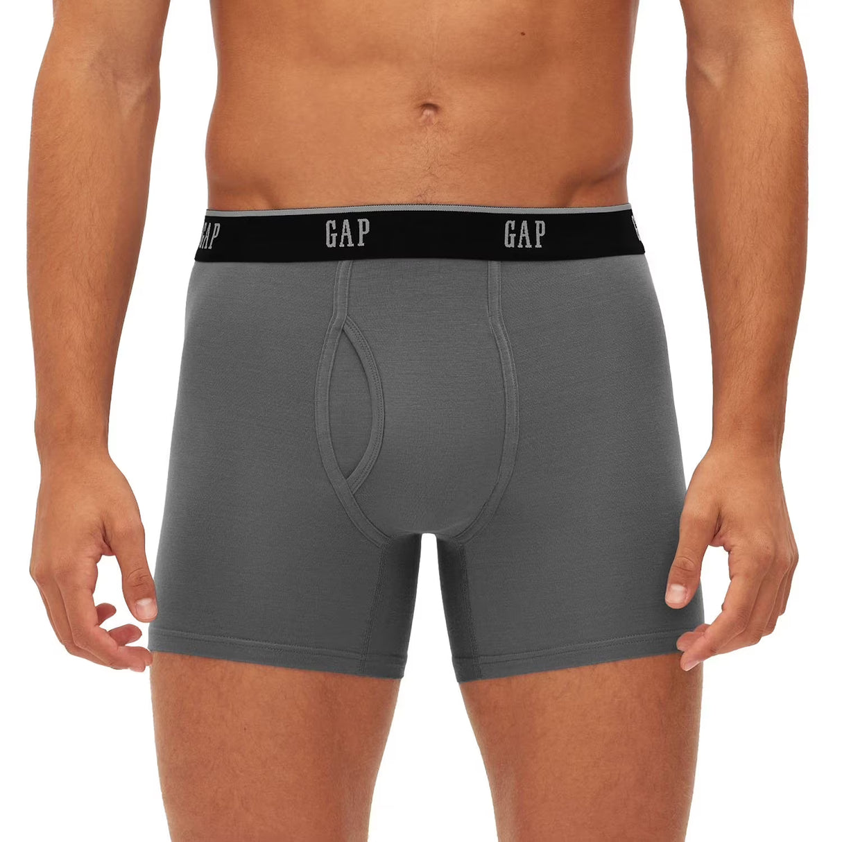 Gap Men's 4-Pack Ultra Soft Modal Boxer Brief, Size XL - Grey Pack