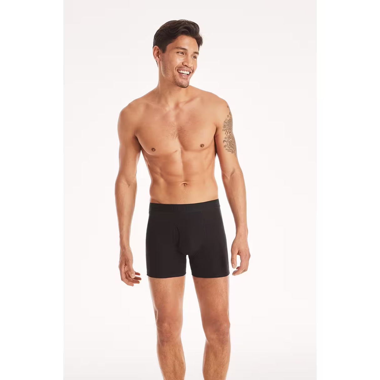 Hanes Men's 5-Pack Best Boxer Brief, Size M - Black Pack