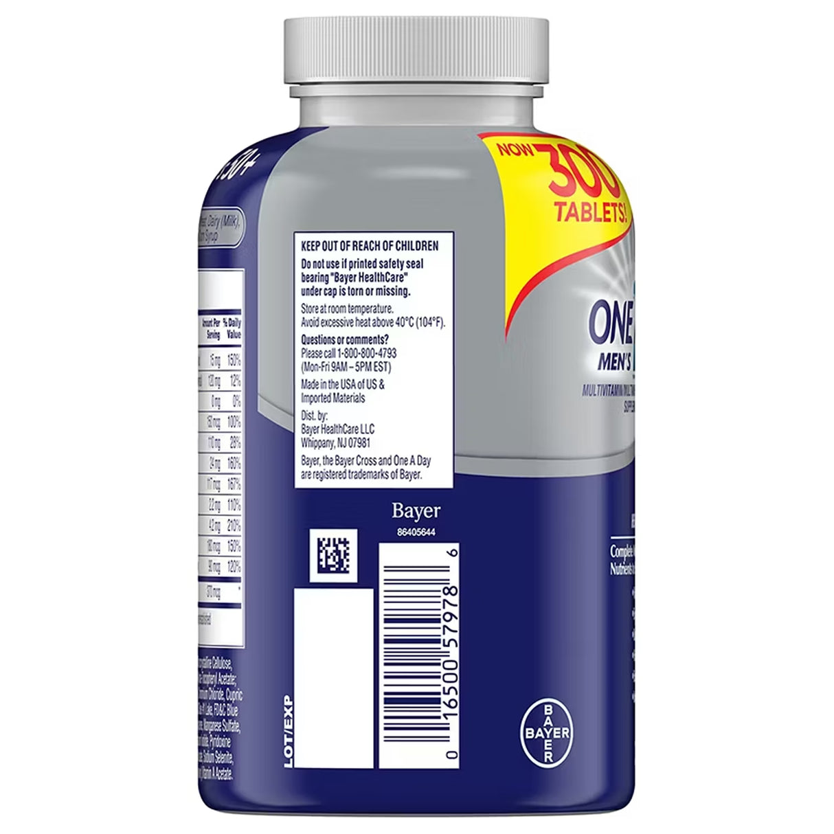 One A Day Men’s Multivitamin & Multimineral Supplement - 300 Ct