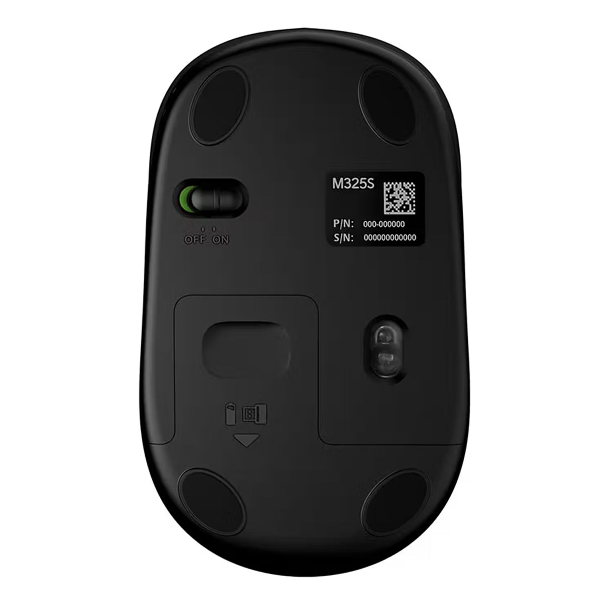 Logitech M325S Wireless Mouse, Black