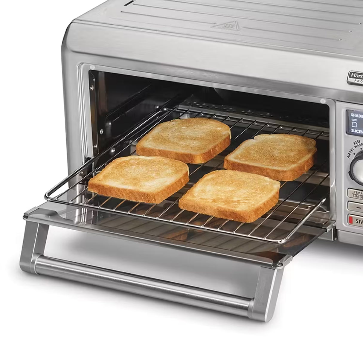Hamilton Beach Professional 4-slice Digital Air Fry Toaster Oven - Stainless Steel