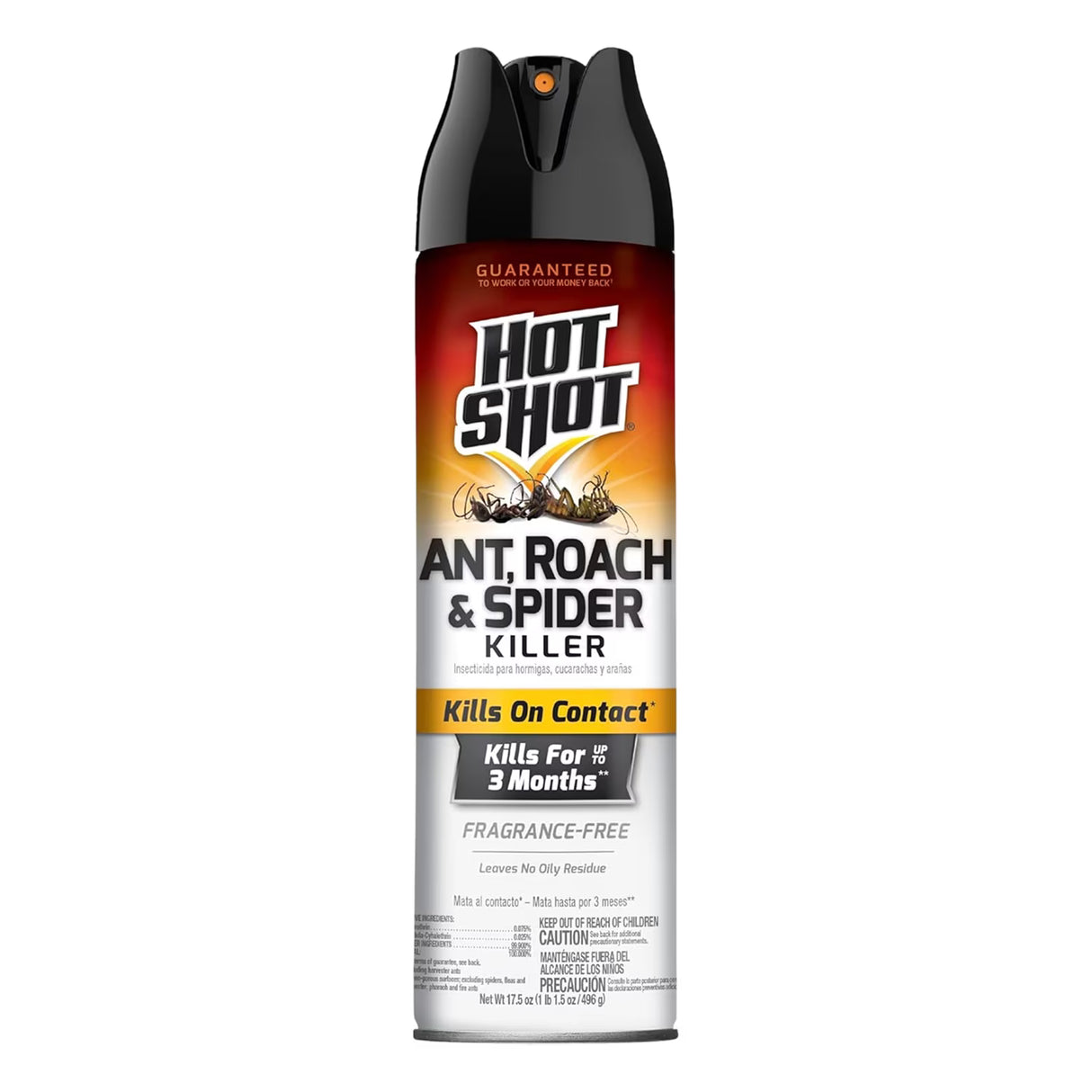 Hot Shot Ant and Roach Fragrance Free, 17.5 oz - 12 Pack