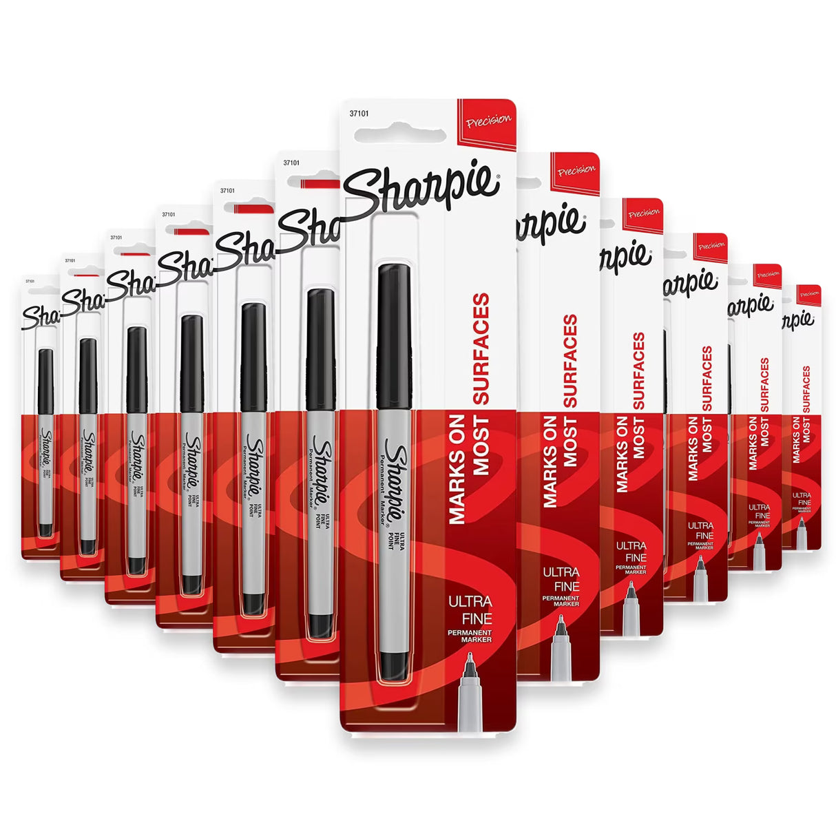 Sharpie Permanent Marker Ultra-Fine Black – 1 Ct – 48 Pack