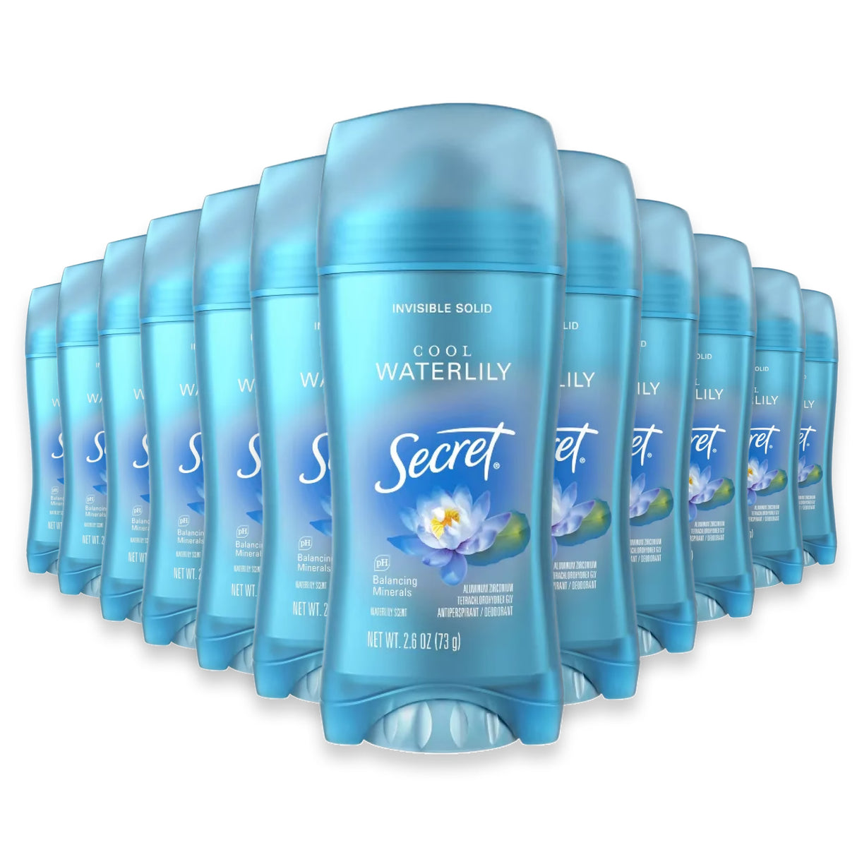 Secret Invisible Solid Waterlily - 2.6oz - 12 Pack