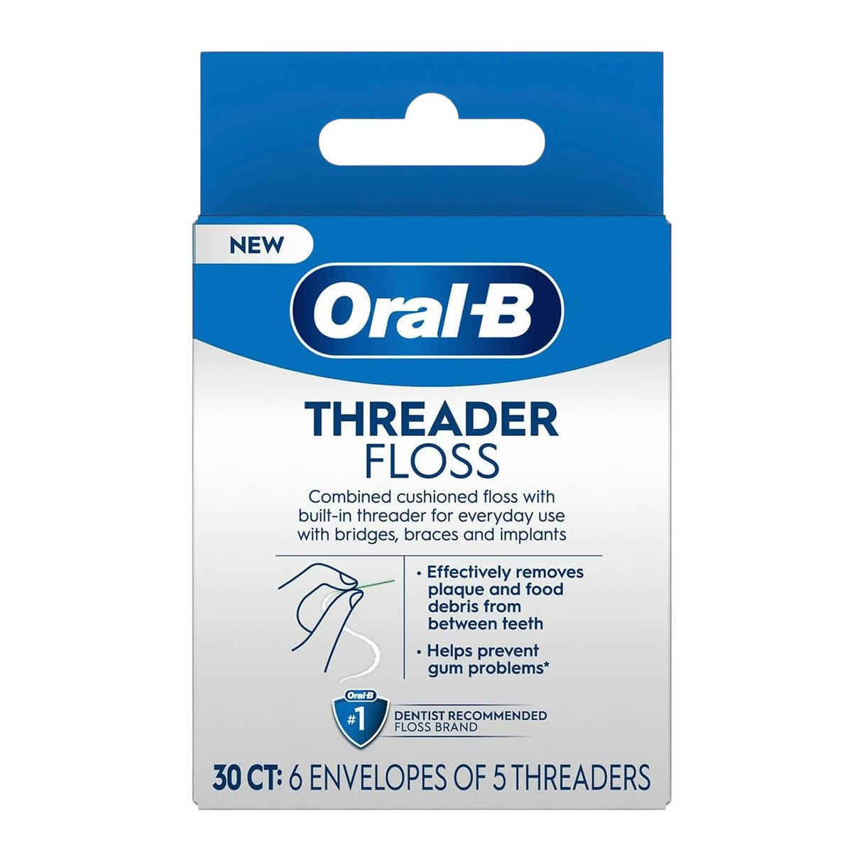 Oral-B Glide Threader Floss - 30ct - 48 Pack