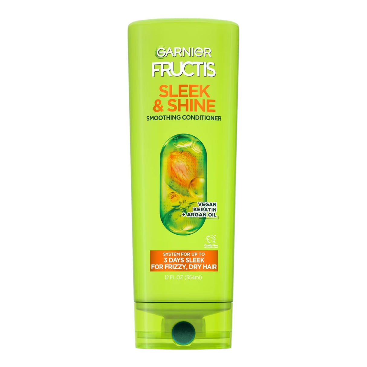 Garnier Fructis Sleek and Shine Conditioner Anti Frizz Smoothing - 12 oz - 6 Pack