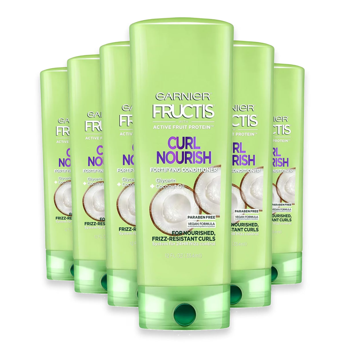 Garnier Fructis Curl Nourish Conditioner - 12 oz - 6 Pack