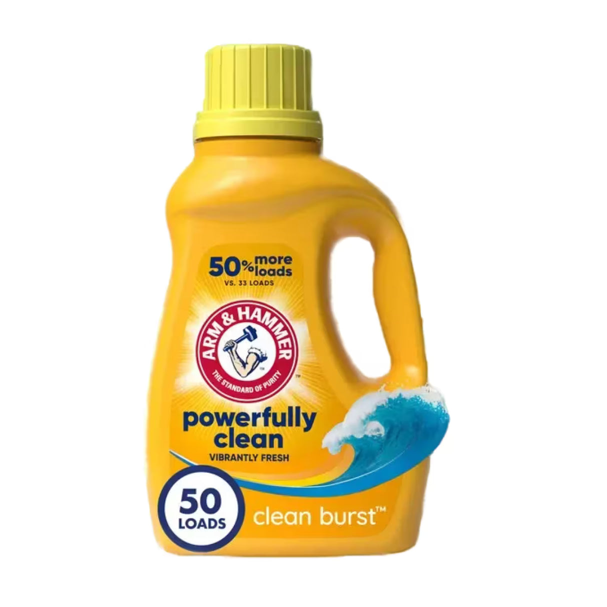 Arm & Hammer Clean Burst Liquid Laundry Detergent – 50 fl oz – 8 Pack - 50 cases pallet