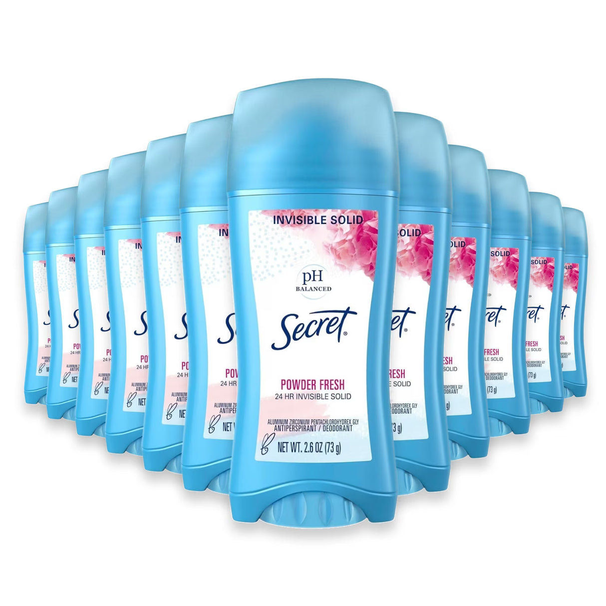 Secret Powder Fresh Invisible Solid Antiperspirant & Deodorant - 2.6oz - 120 Volume Pack