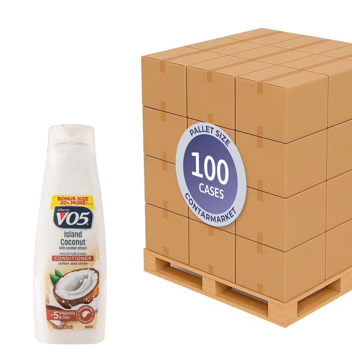 VO5 - Conditioner Island Coconut - 15 oz - 6 Pack - 100 cases pallet