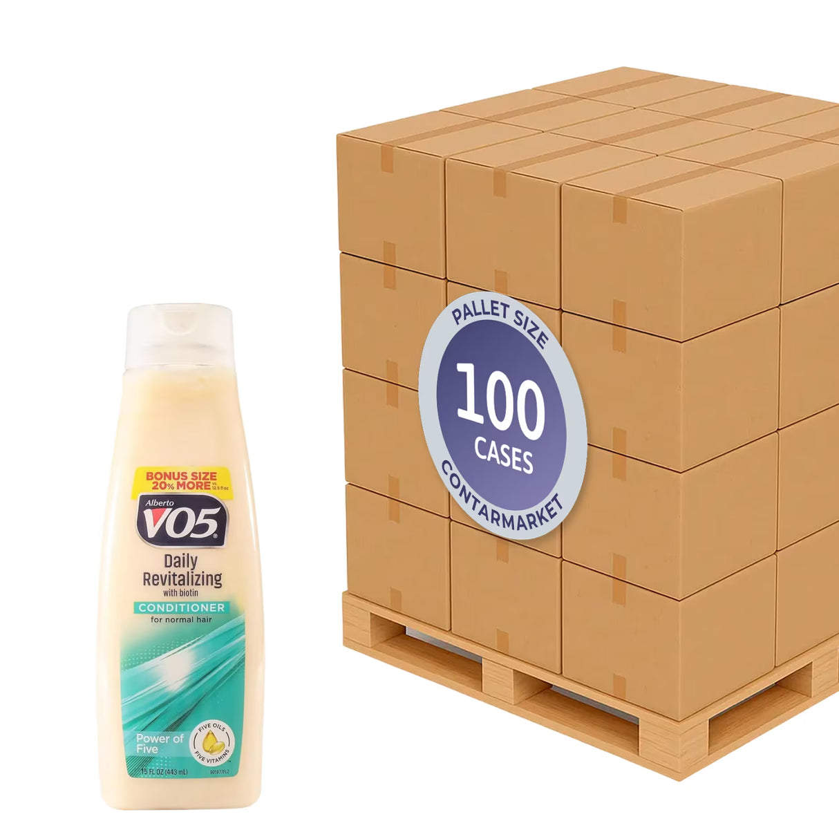 VO5 - Daily Revitalizing Conditioner - 15 Oz - 6 Pack - 100 cases pallet