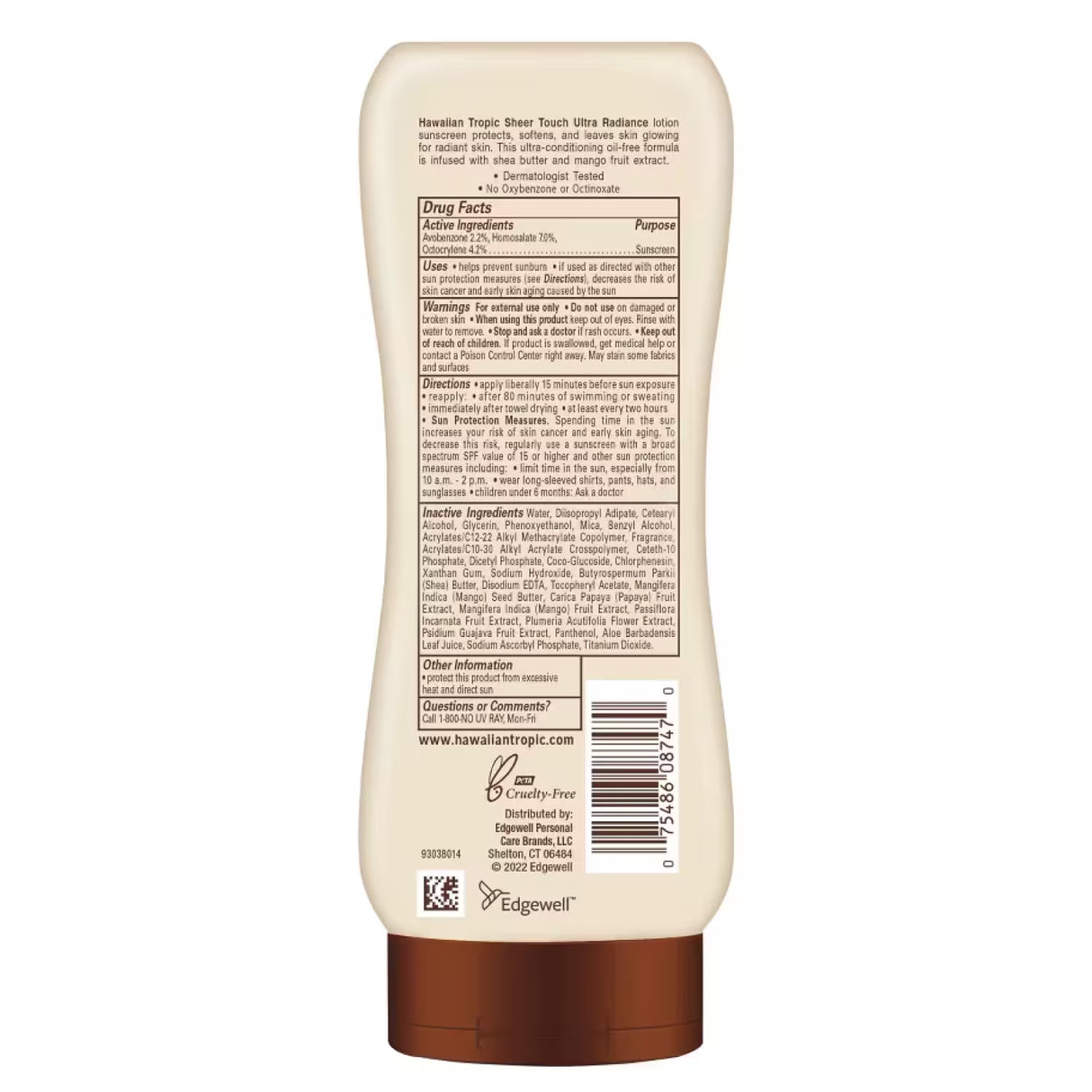Hawaiian Tropic Sheer Touch Sunscreen Lotion SPF 30 – 8 oz – 12 Pack