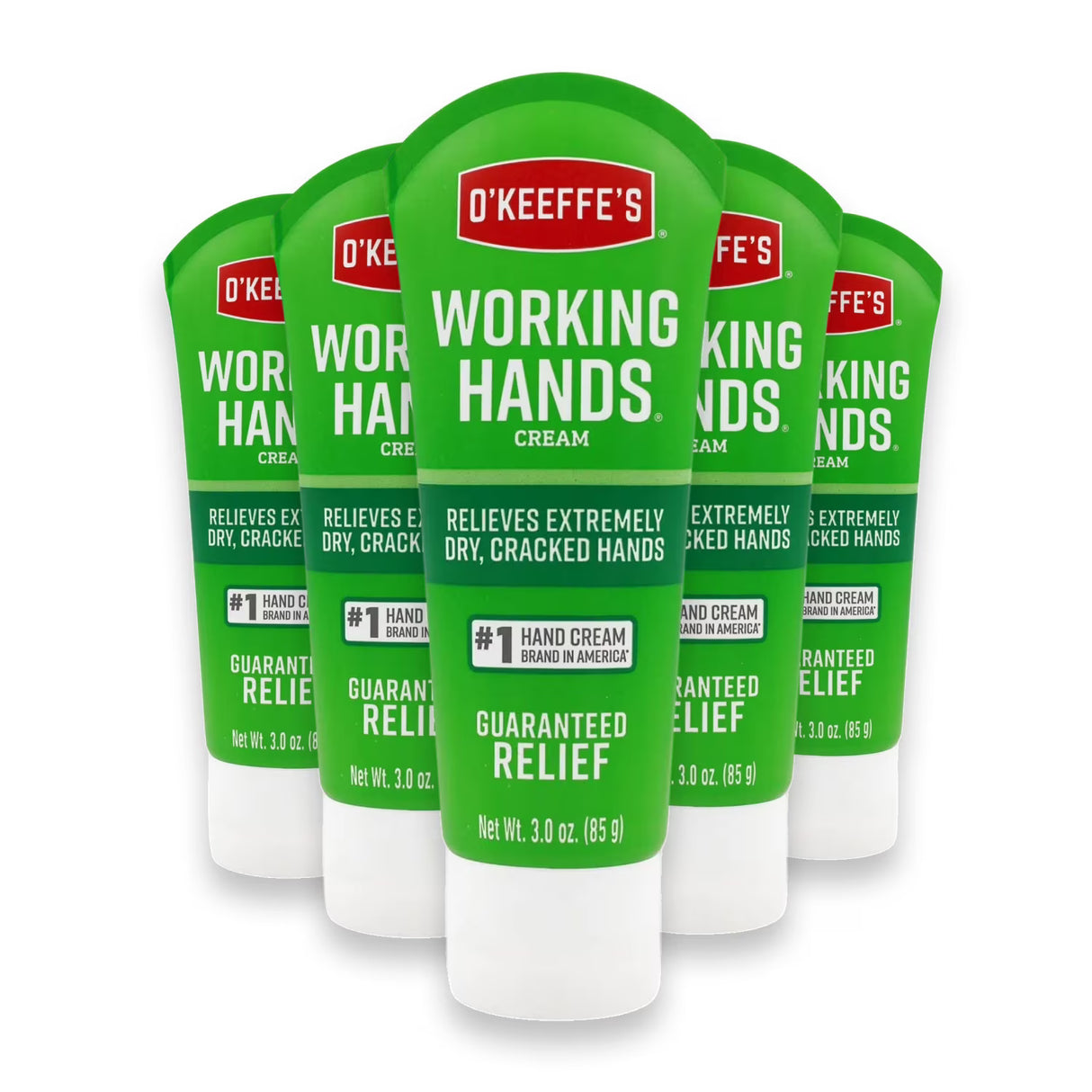 O'Keeffe's - Working Hands Hand Cream Unscented - 3 Oz - 5 Pack
