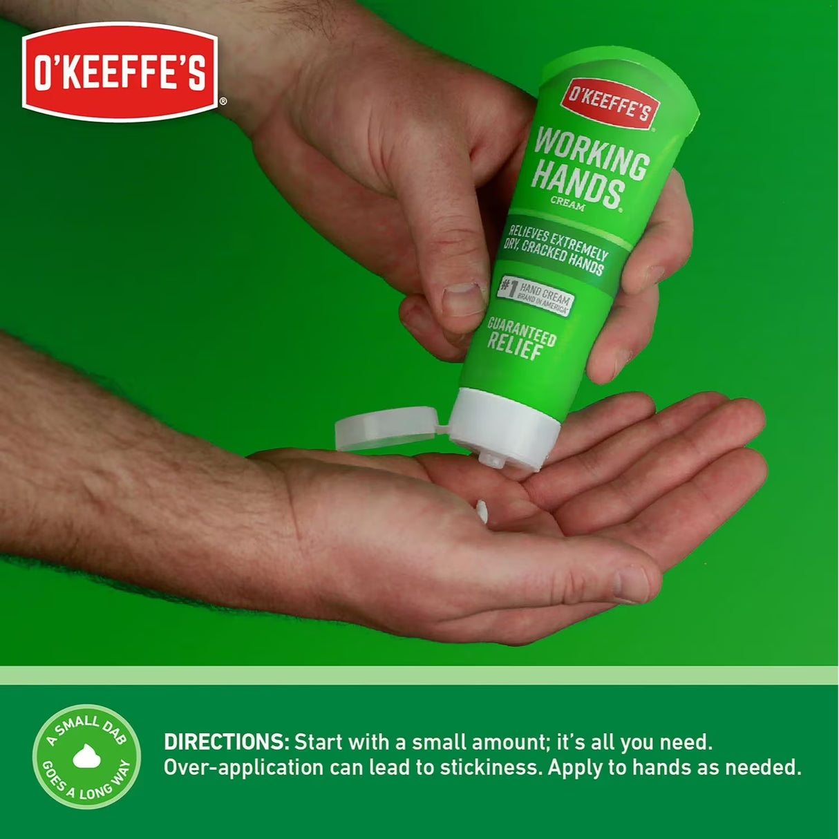O'Keeffe's - Working Hands Hand Cream Unscented - 3 Oz - 50 Volume Pack