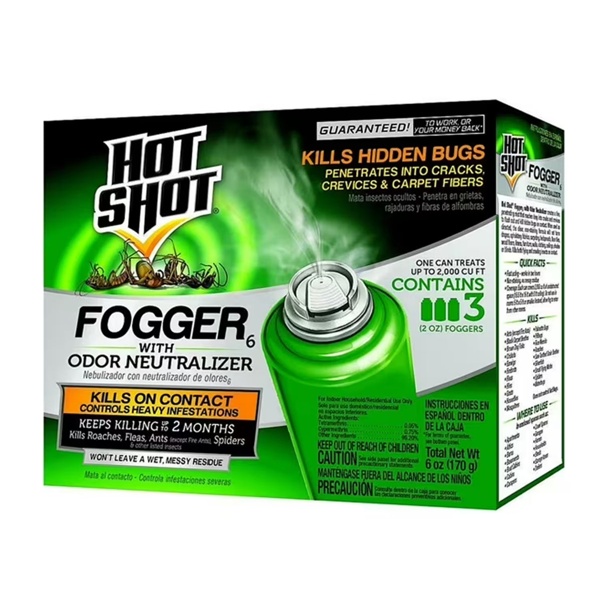 Hot Shot Flying Insect Killer Aerosol – 2 Oz – 12 Pack