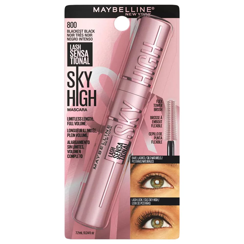 Maybelline Sky High Blackest Black Mascara - 72 Pack