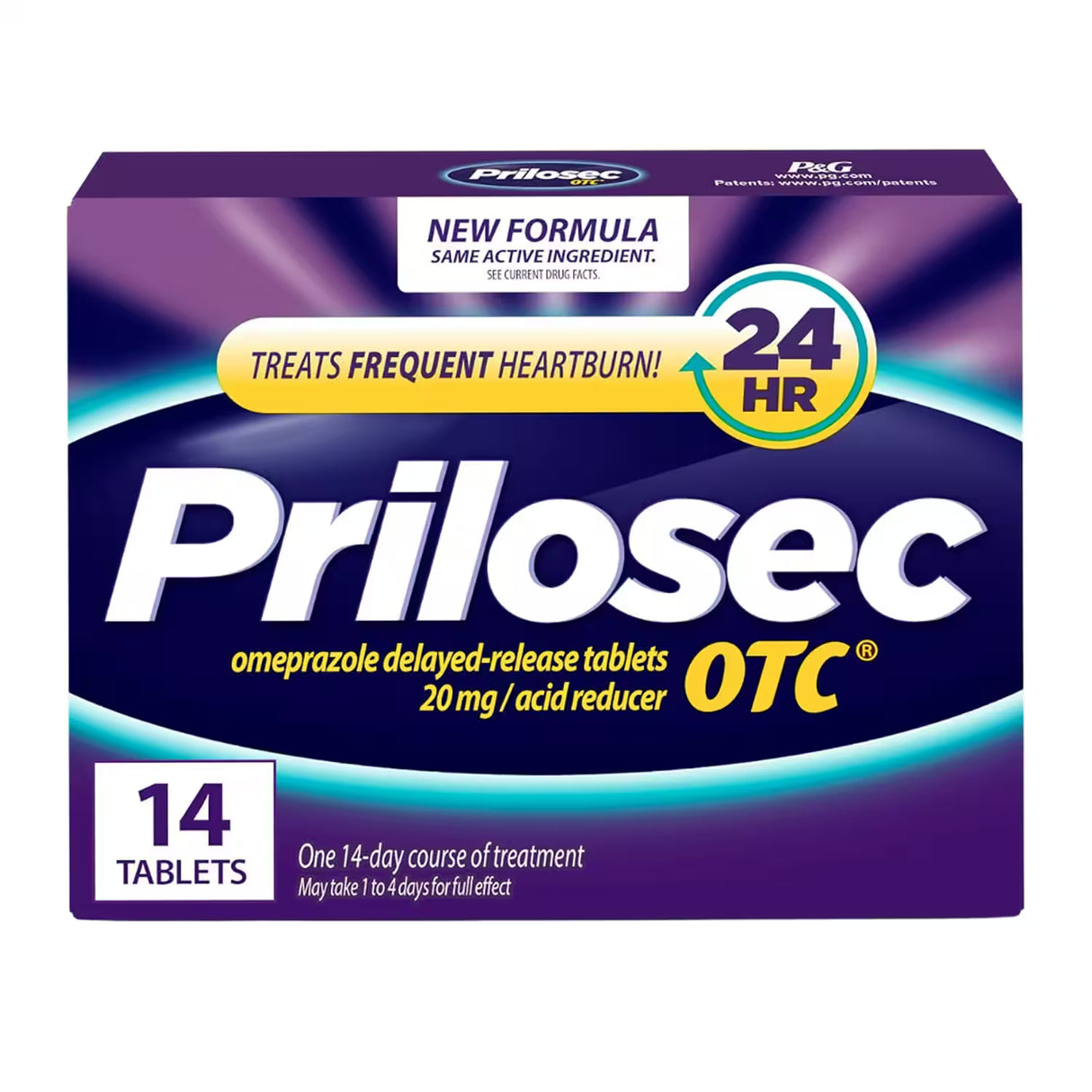 Prilosec OTC 20 mg Acid Reducer Tablets - 14 Ct - 24 Pack
