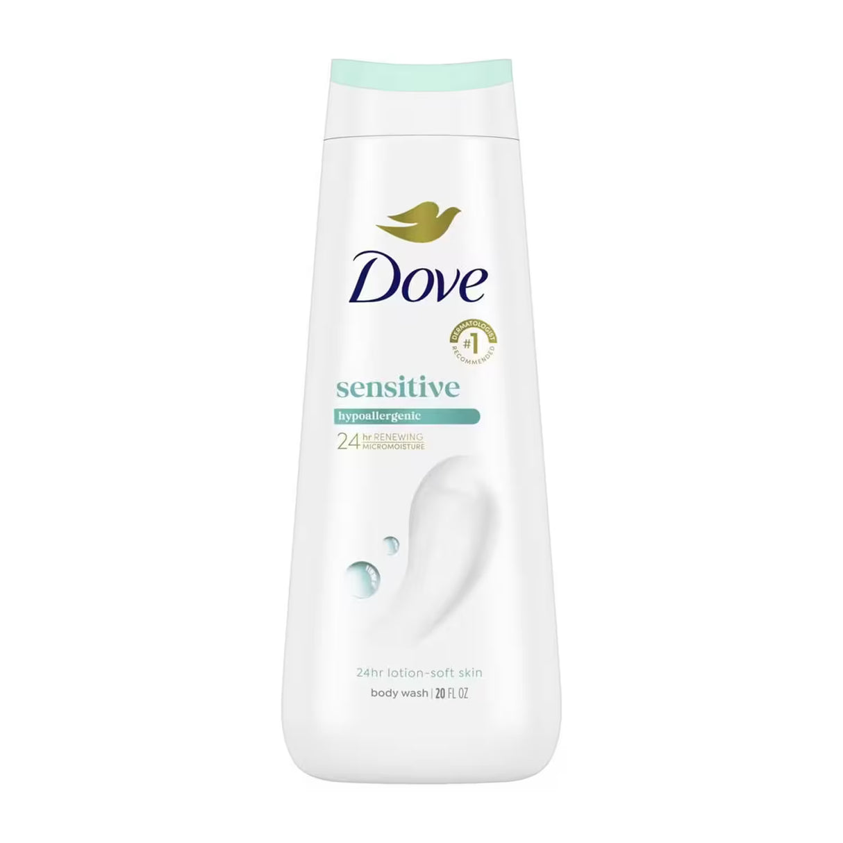 Dove Body Wash Sensitive Skin – 20 fl oz – 4 Pack - 50 cases pallet