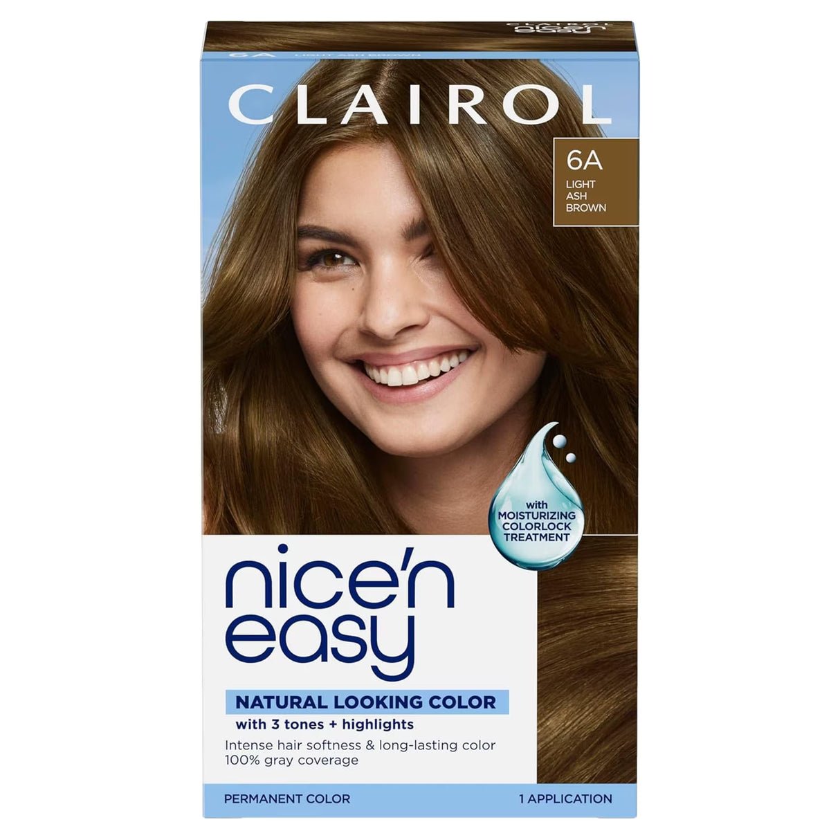 Clairol Nice’n Easy, 6A Light Ash Brown - 12 Pack