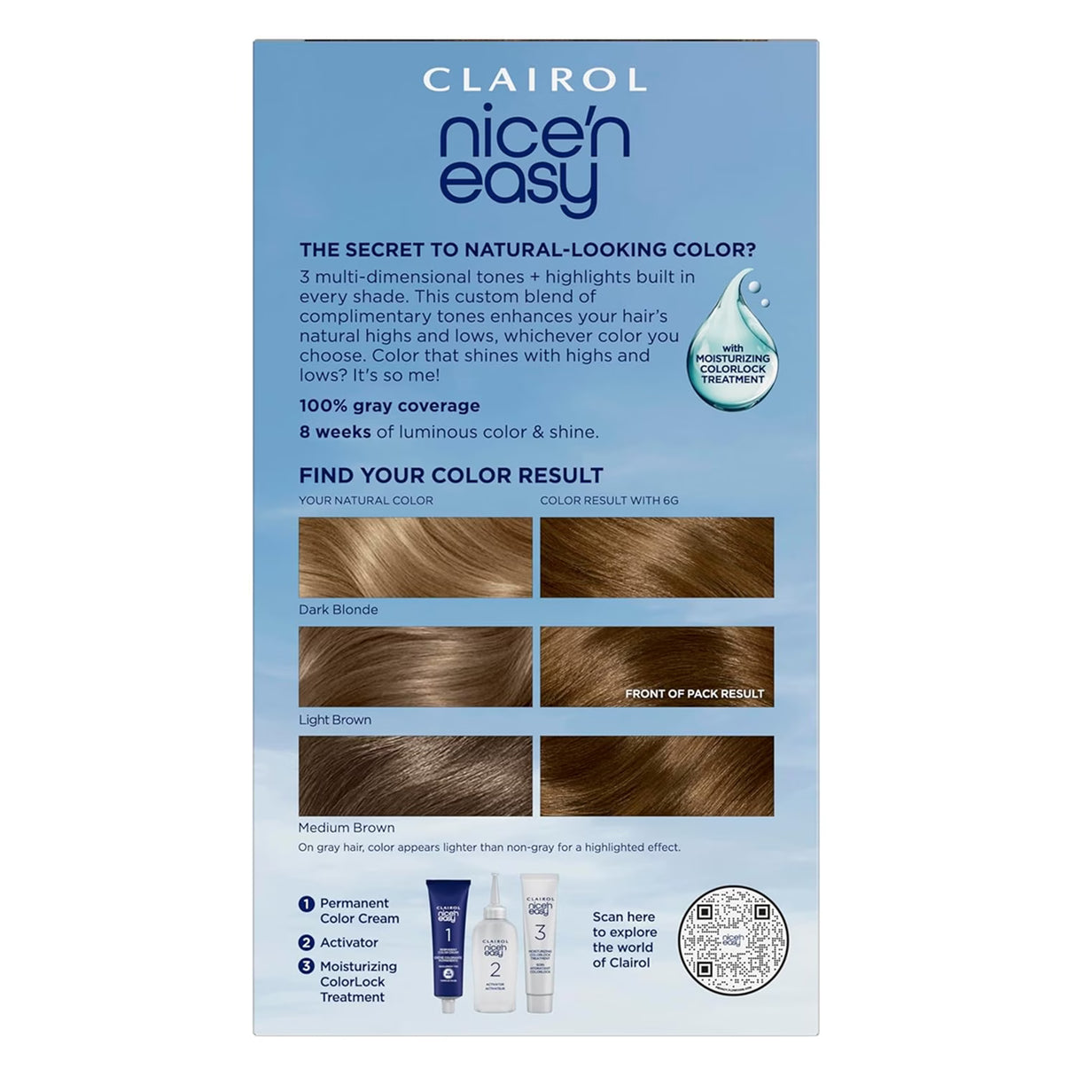 Clairol Nice’n Easy, 6G Light Golden Brown - 12 Pack