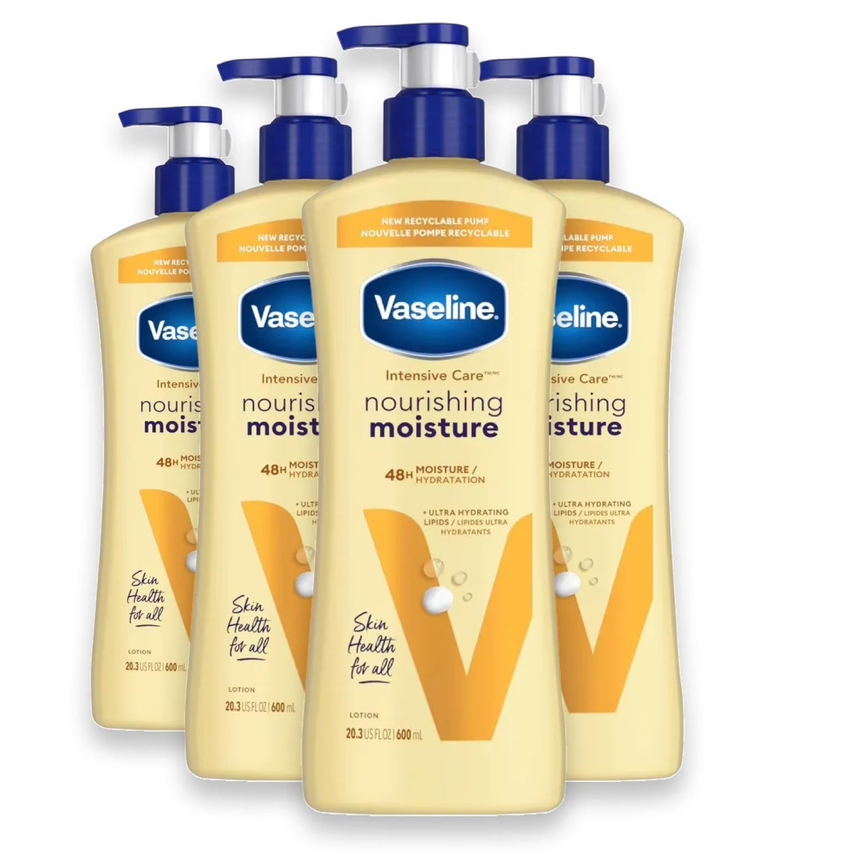 Vaseline - Intensive Care Essential Healing Body Lotion - 20.3 fl oz - 4 Pack