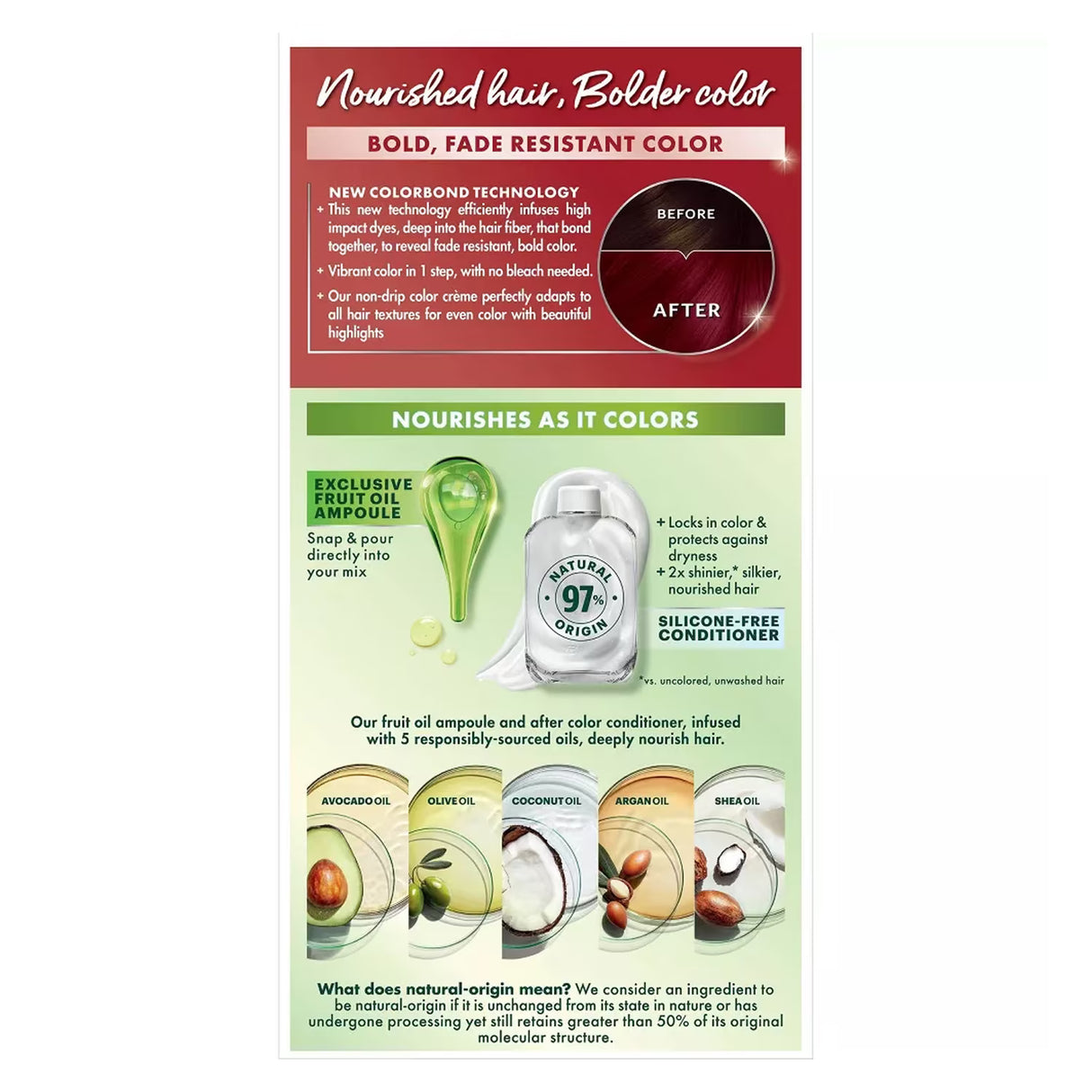 Garnier Nutrisse Ultra Color Permanent Hair Color Kit, #R2 Medium Intense Auburn - 12 Pack