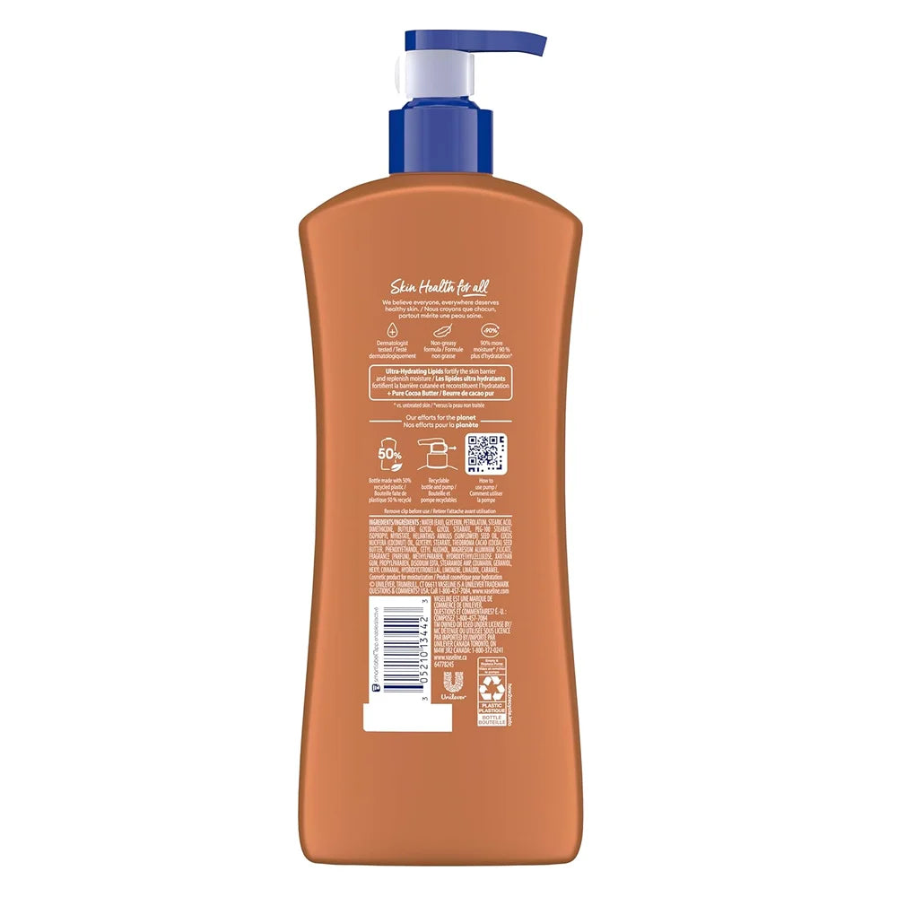 Vaseline - Intensive Care Cocoa Radiant Lotion - 20.3 oz - 4 Pack