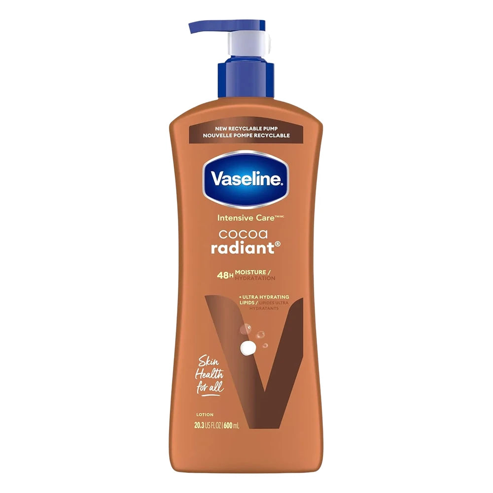 Vaseline - Intensive Care Cocoa Radiant Lotion - 20.3 oz - 4 Pack