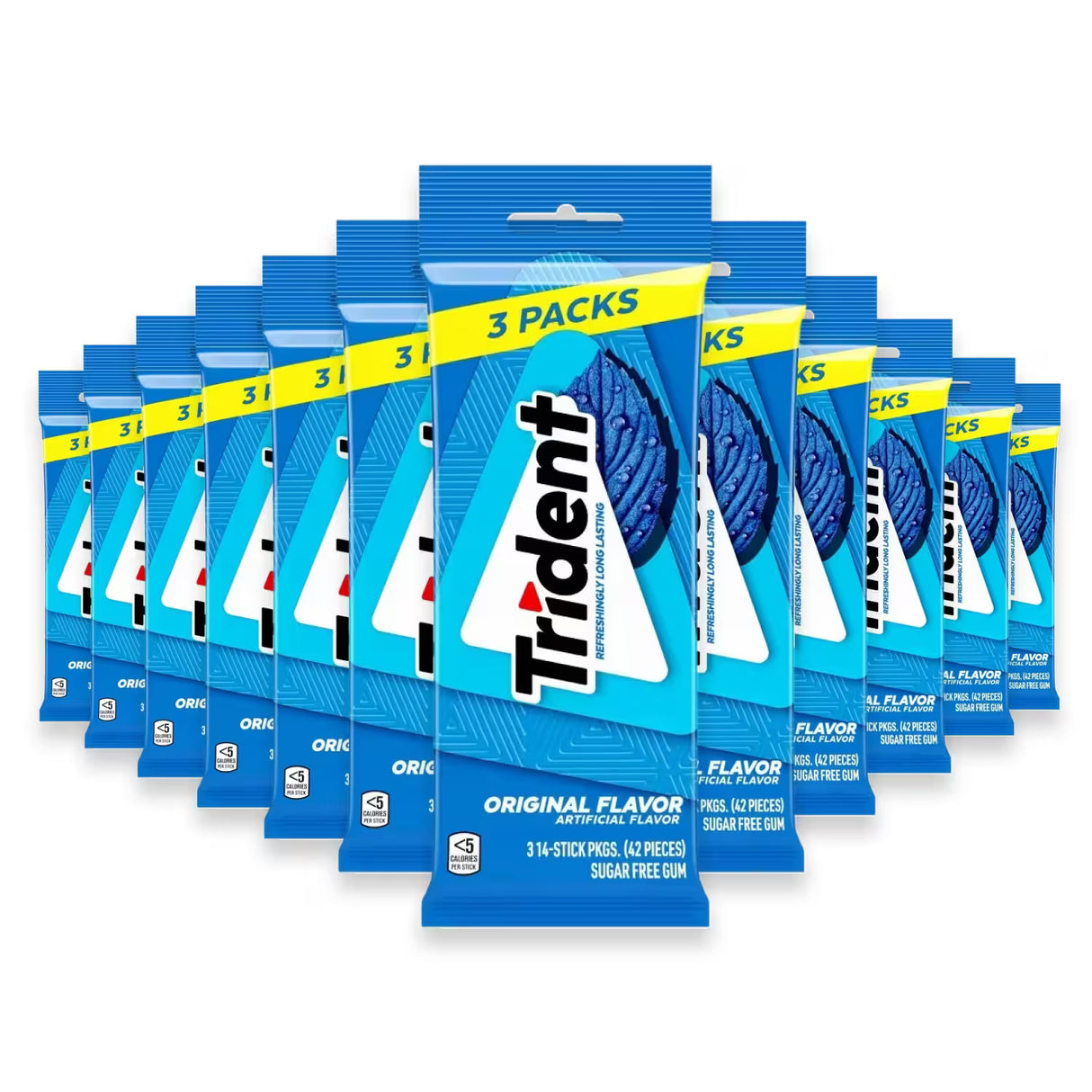 Trident Sugar Free Gum Original Flavor – 42 Pieces – 20 Pack