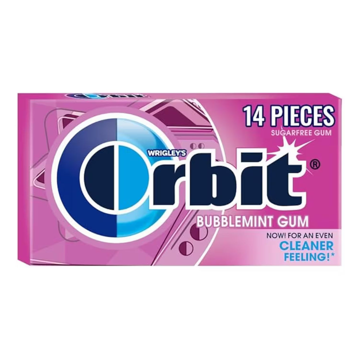 Wrigley's Orbit Bubblemint Chewing Gum – 14 Pieces – 144 Pack