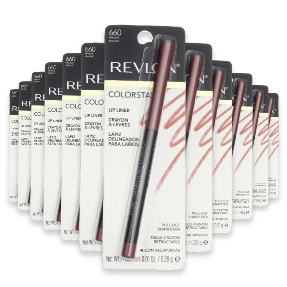 Revlon ColorStay Lip Liner, Mauve - 36 Pack