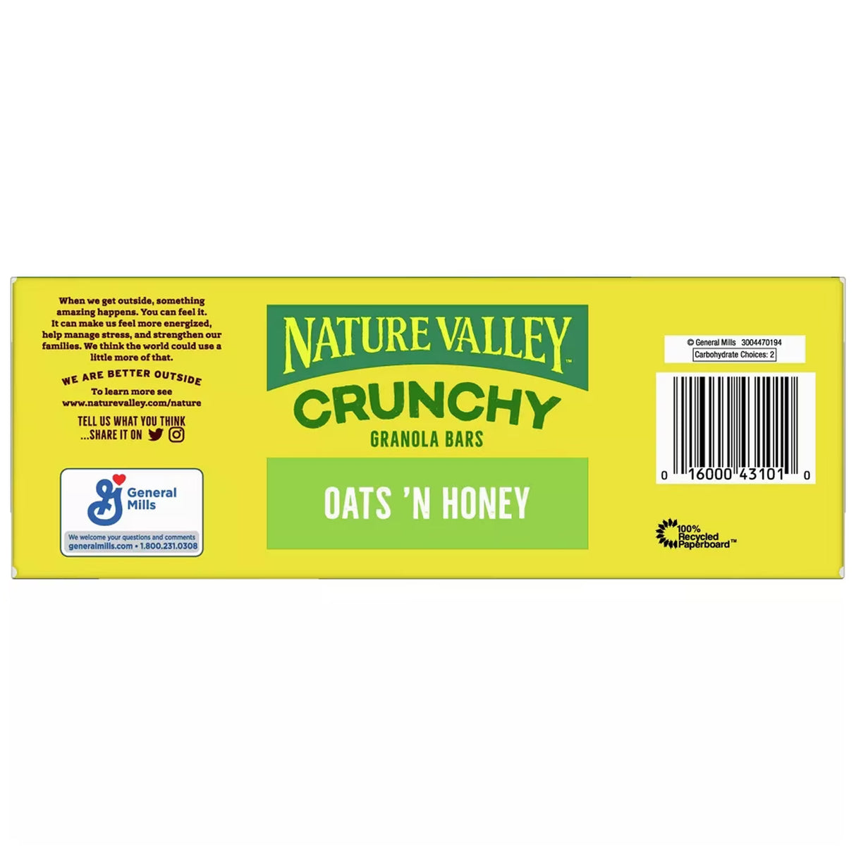 Nature Valley Crunchy Granola Bars Oats n’ Honey - 12 Ct - 6 Pack