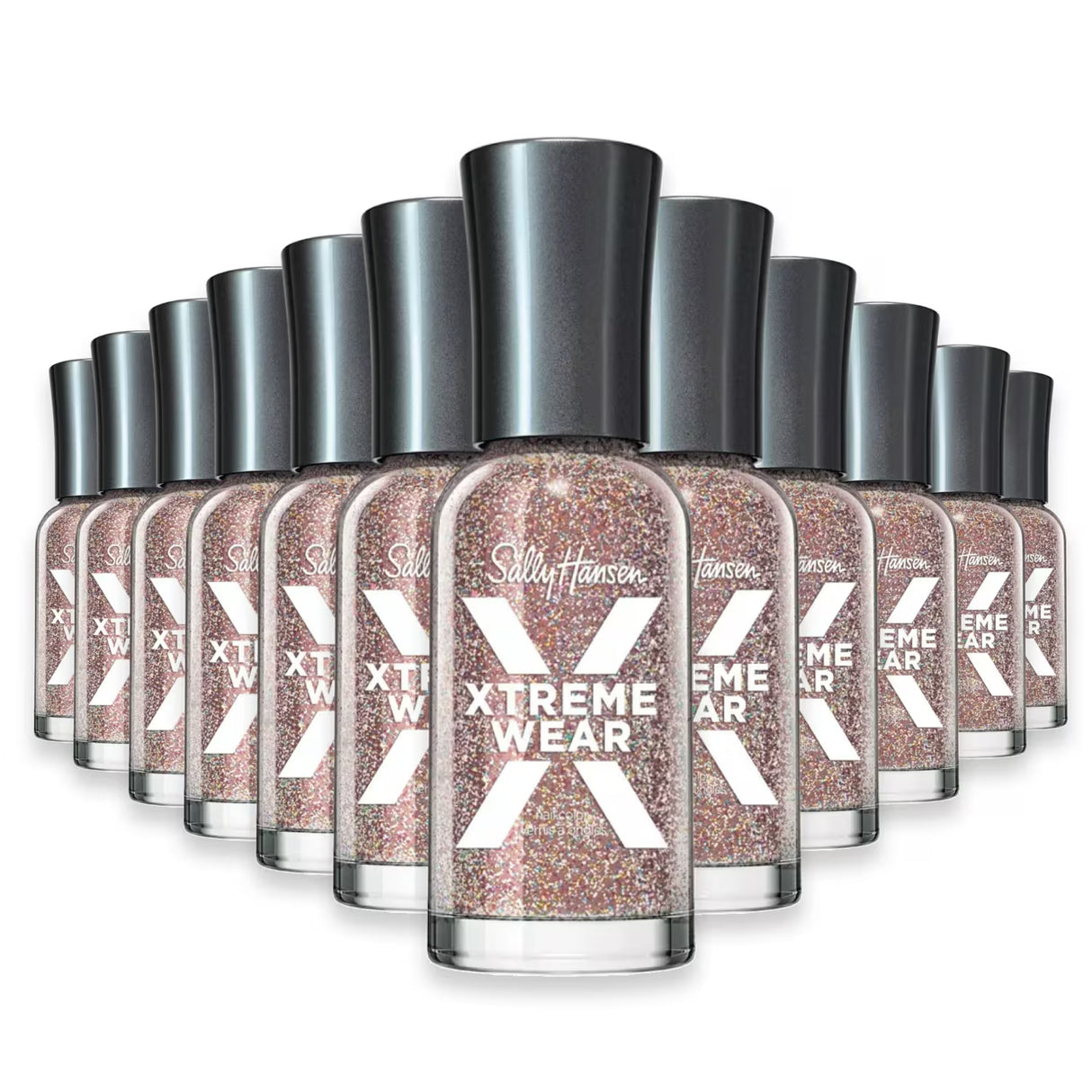 Sally Hansen Xtreme Wear Hard As Nails, Strawberry - 0.4oz - 72 Pack
