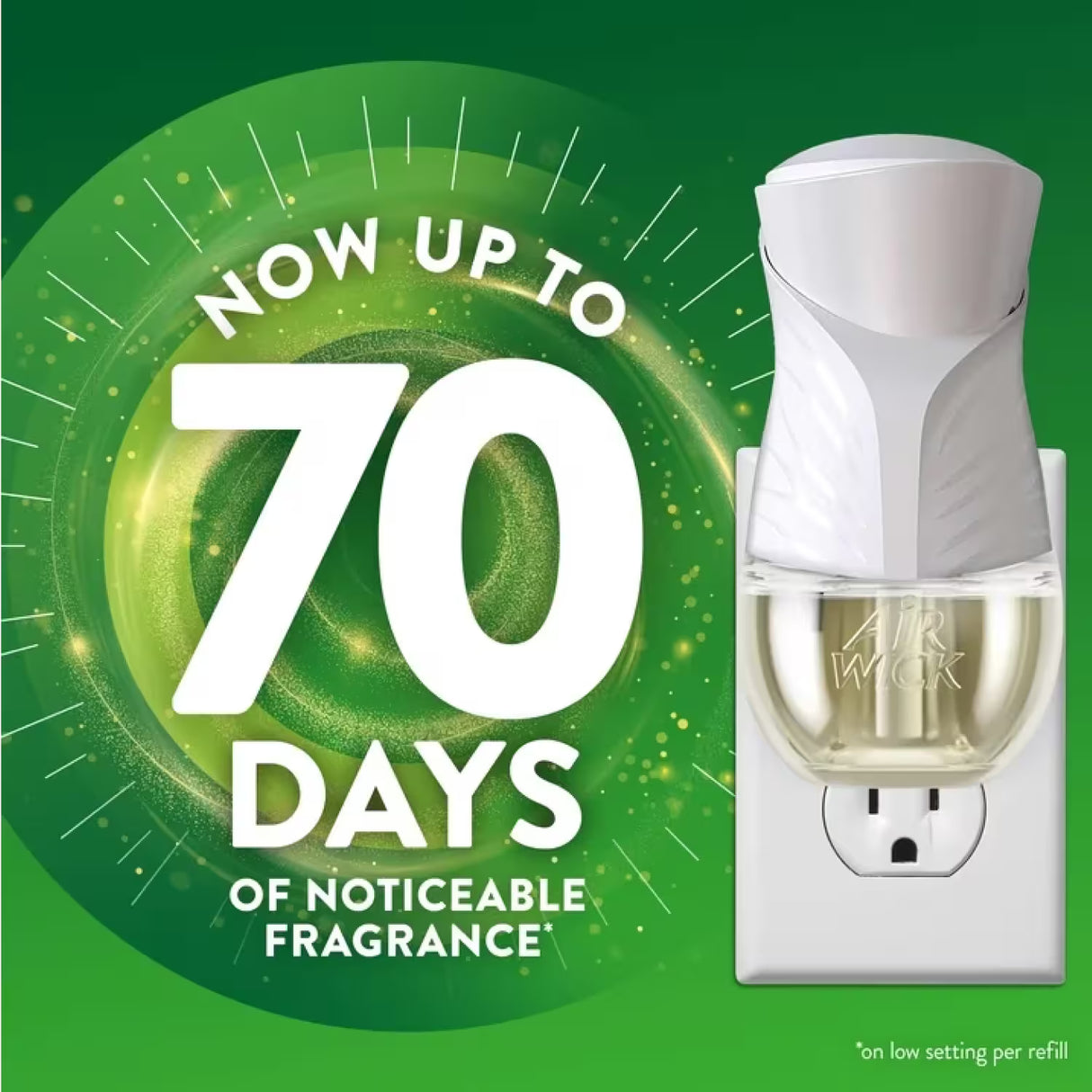 Air Wick Scented Oil Starter Kit Fresh Scent – 0.67 fl oz – 6 Pack