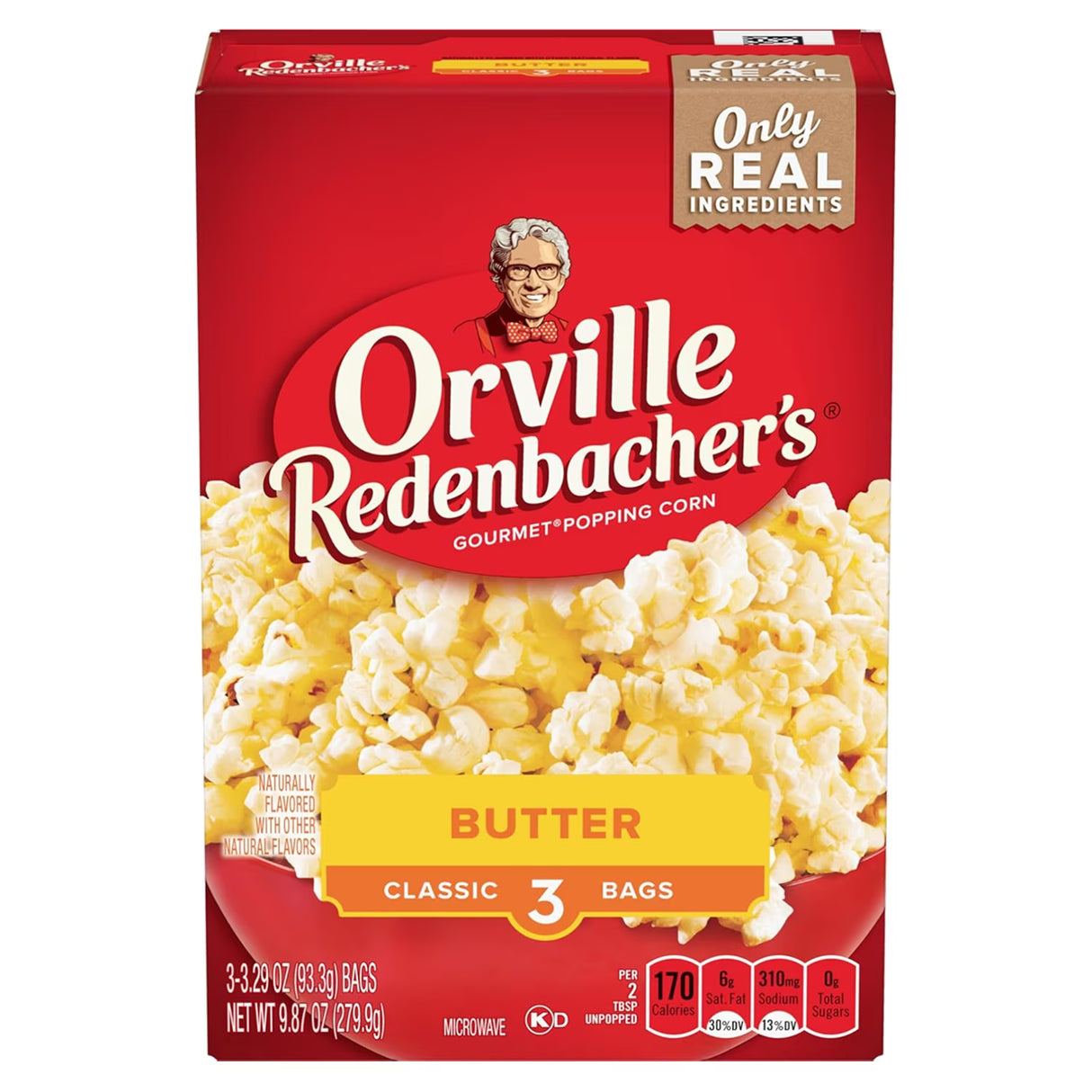 Orville Redenbacher’s Classic Butter - 3ct - 12 Pack