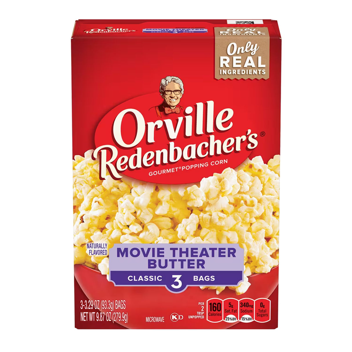 Orville Redenbacher’s Movie Theater Butter - 3ct - 12 Pack