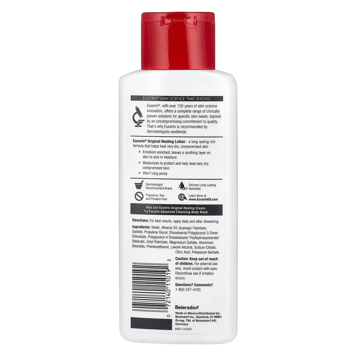 Eucerin Soothing Repair Body Lotion – 8.4 oz – 12 Pack