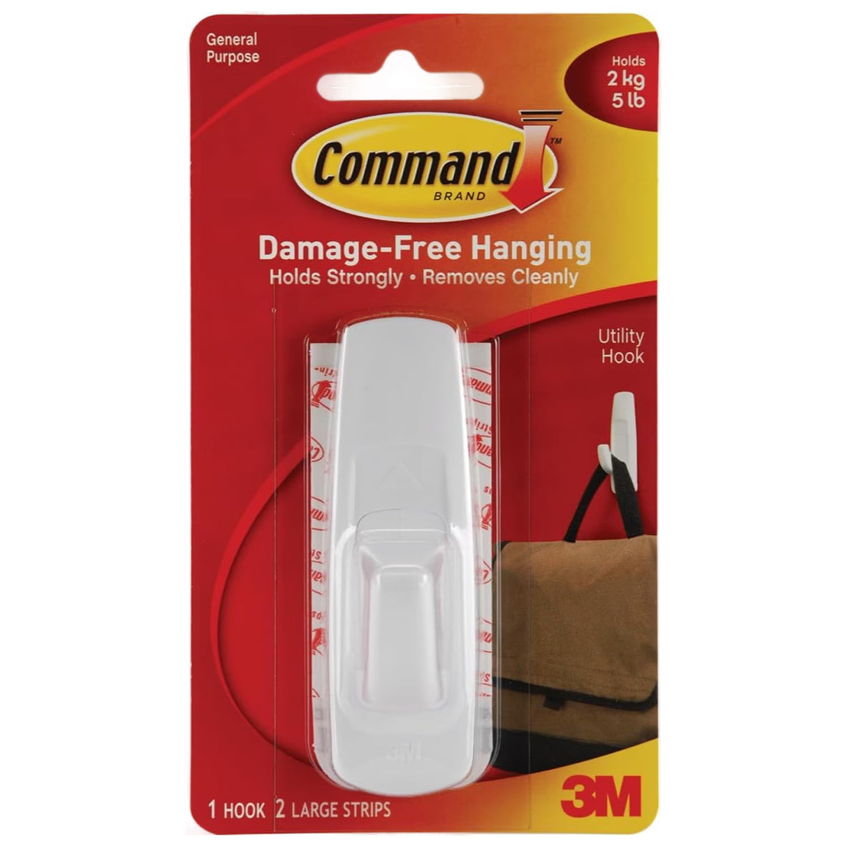 3M Command Large Hook, 1pk - 36 Pack