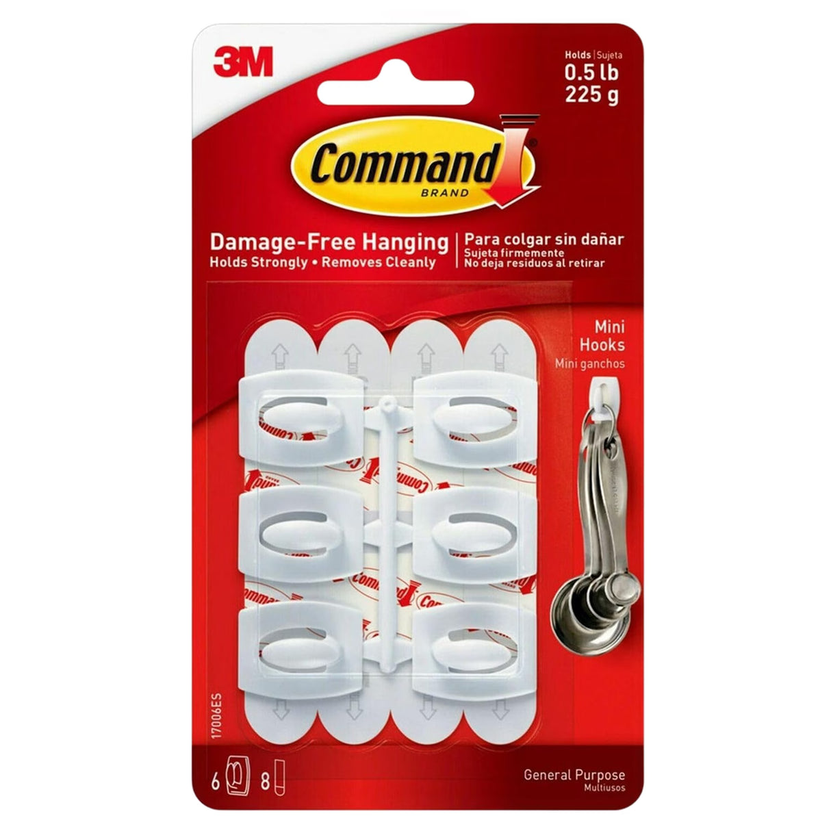 3M Command Mini Hooks - 6ct - 36 Pack