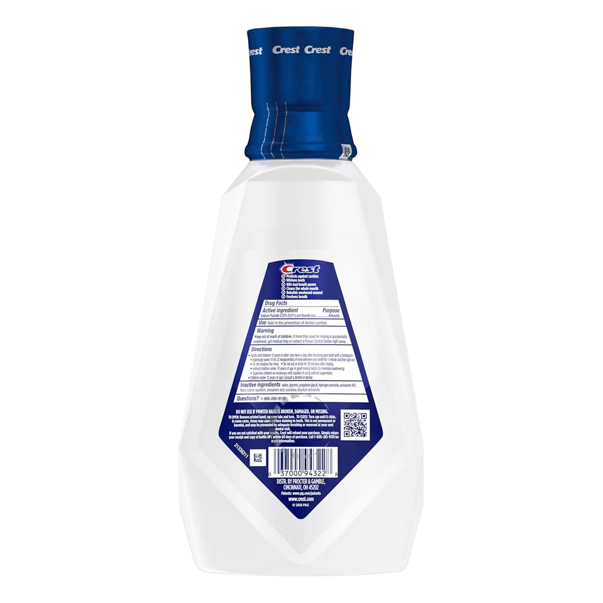 Crest Pro-Health Extra Whitening Mouthwash - 946 ml - 6 Pack