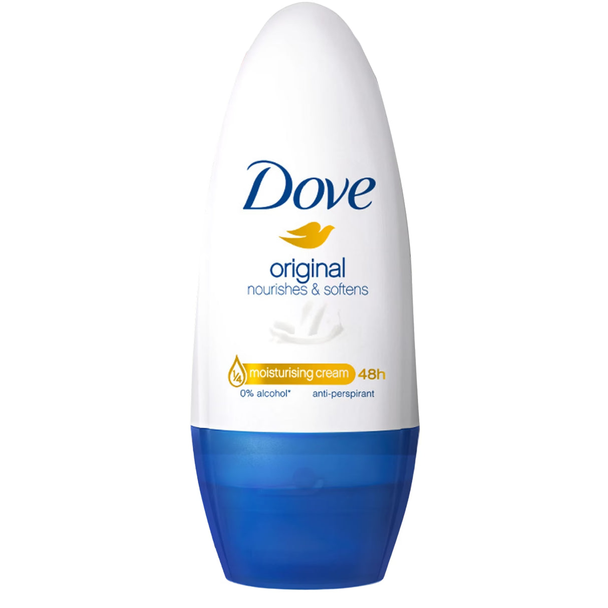Dove Antiperspirant Deodorant Roll-On, Original 40 ml – 6 Pack