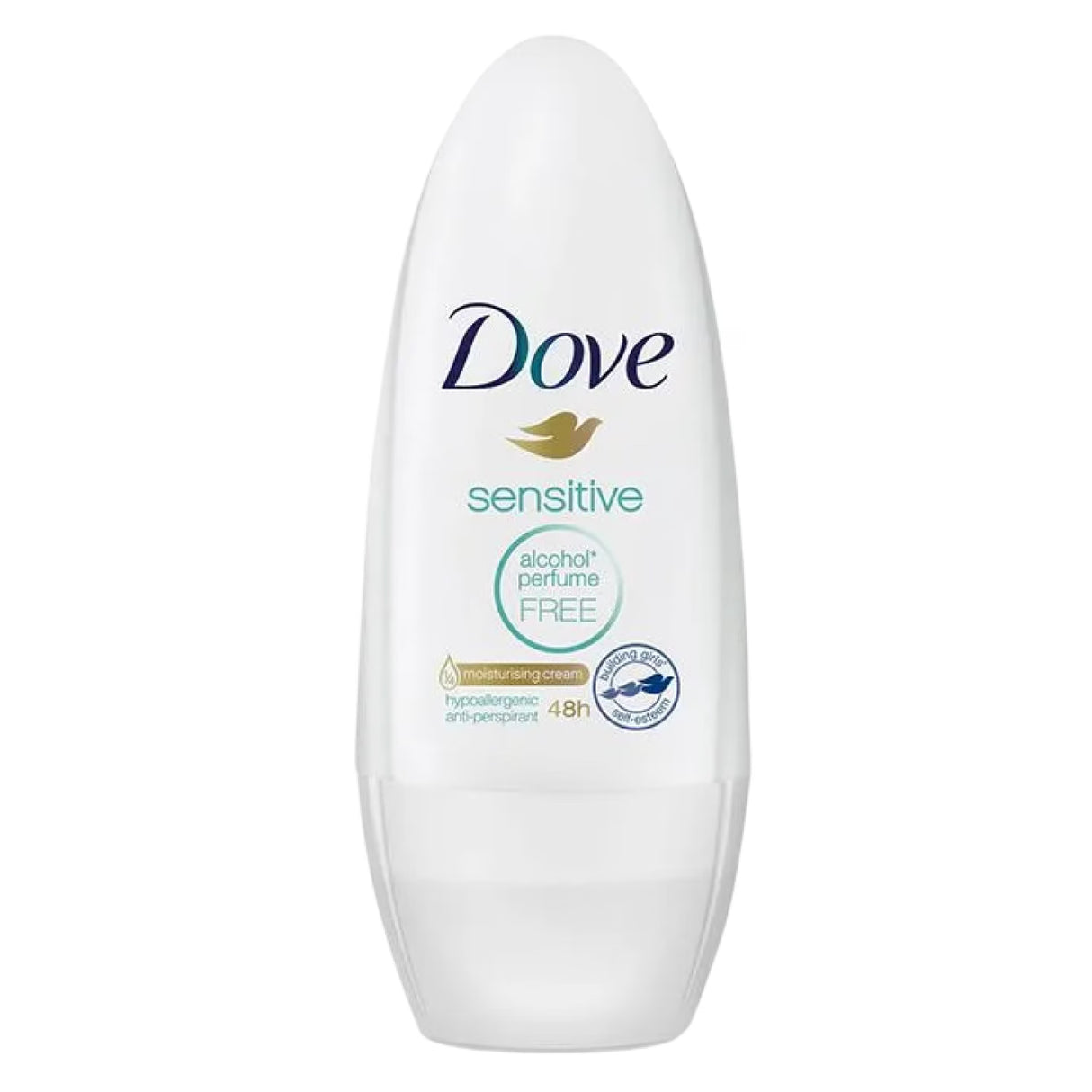 Dove Antiperspirant Deodorant Roll-On, Sensitive 40 ml – 6 Pack