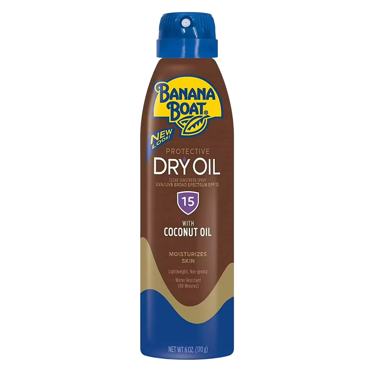 Banana Boat Ultra Mist Dry Oil Sunscreen Spray SPF 15 – 6 oz – 12 Pack