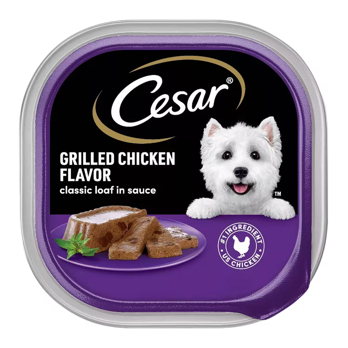 Cesar Grilled Chicken Flavor Wet Dog Food – 3.5 oz – 12 Pack
