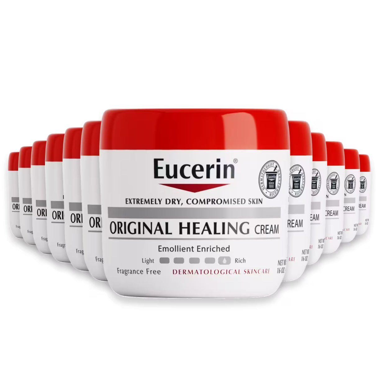 Eucerin Original Healing Cream - 16 oz - 12 Pack